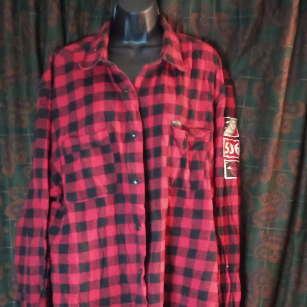 Parish National Flannel Shirt Jacket size 4XL